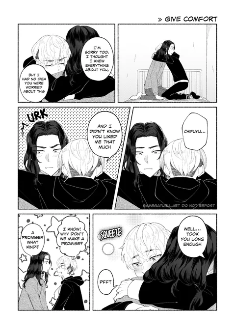 Part 6️⃣ (bajifuyu) 
▶︎ Give comfort 