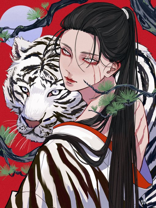 「white tiger」 illustration images(Latest｜RT&Fav:50)