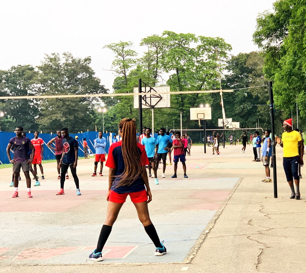 Thevokofficial's tweet photo. A Special Good Morning from the Paa Joe sports stadium - KNUST.
The volleyball team of #TEAMKNUST is encountering vigorous preparation toward the upcoming GUSA Games โคโก https://t.co/lDBeC4QLXK
