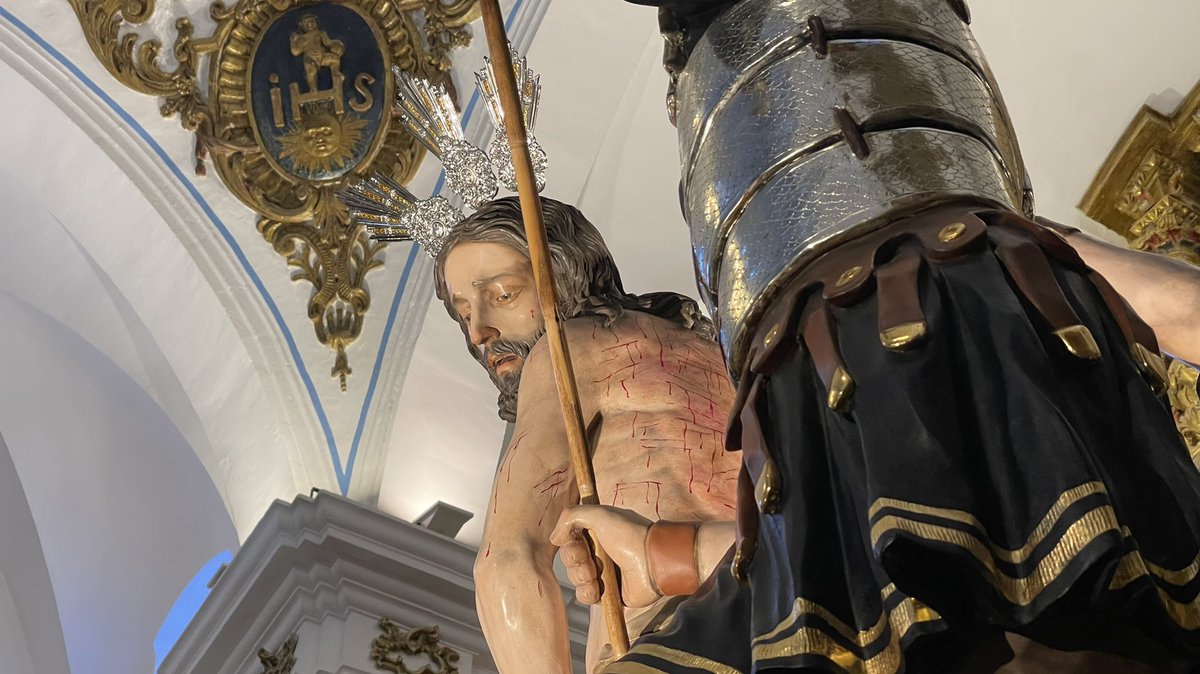 pasoazullorca's tweet photo. Hoy los azules dedicamos la jornada al Stmo. Cristo de la Coronación de Espinas. 

Solemne Veneración de 10 a 13h y de 17 a 19.30h

Sagrada Eucaristía en honor al Stmo. Cristo de la Coronación de Espinas a las 20.30h en el templo de San Francisco. https://t.co/WPqYP1yT5e