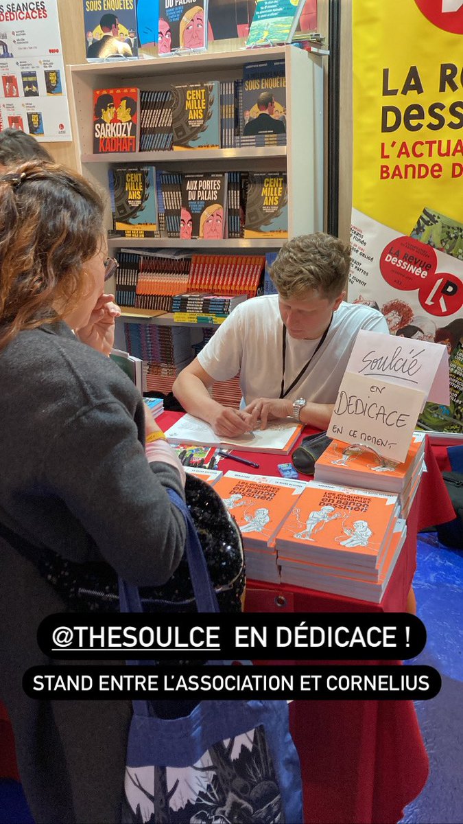 LaRevueDessinee's tweet photo. En ce moment sur le stand N18 ! https://t.co/CFWAlzdzR6