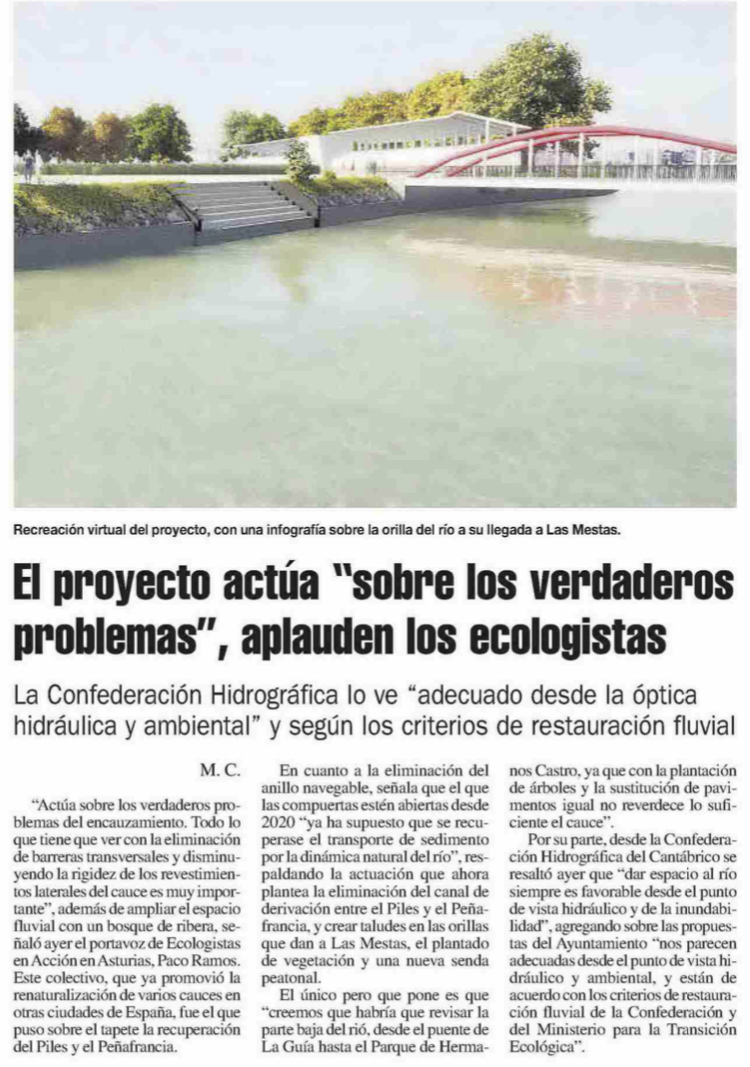 iuxixon's tweet photo. 📰 @EcoloxistesAst hoy en @lanuevaespana: el proyecto #PilesNatural "actúa sobre los verdaderos problemas" en el río
💧 También la Confederación Hidrográfica califica el proyecto de "adecuado a los criterios de restauración fluvial" de la propia CHC y del @mitecogob https://t.co/EJo2sGkQM5