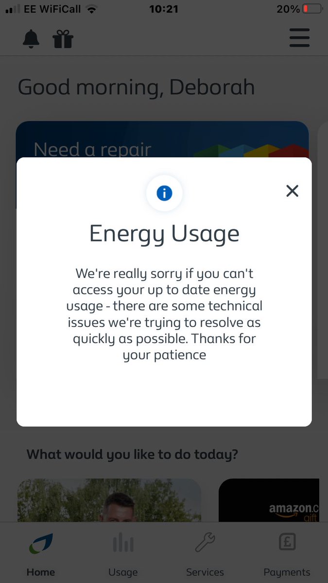 debsdelaney71's tweet photo. When will this be sorted, it’s been a number of weeks now ? 
@BritishGasHelp as really need to see what I owe on my account. https://t.co/WDoU6Gcl5m