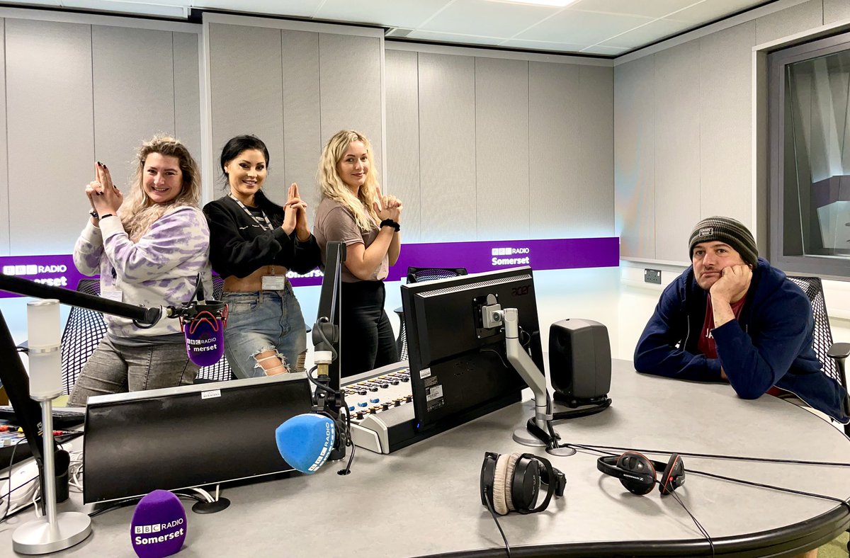 So <a href="/AndyBennett01/">Andy Bennett</a> and the team are live until 2pm this Saturday with a great bunch of Somerset guests for you! 

But can you tell who is really in charge of the show…? 

#TheRealCharliesAngels 

⏰ 10am - 2pm
📻 95.5FM
📱 Listen Live bbc.in/radiosomerset