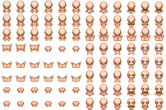 行雲流水 R18ゲーム向けmvツクール用フリー素材パコグラの第二弾です もうちょい増やしてci Enでも配布予定 今回は男性モデルのみではなく女性モデルも追加 ガニ股ダンスや奴隷札 壁尻など汎用性のありそうなものを作りました Mvデフォルト素材使用の