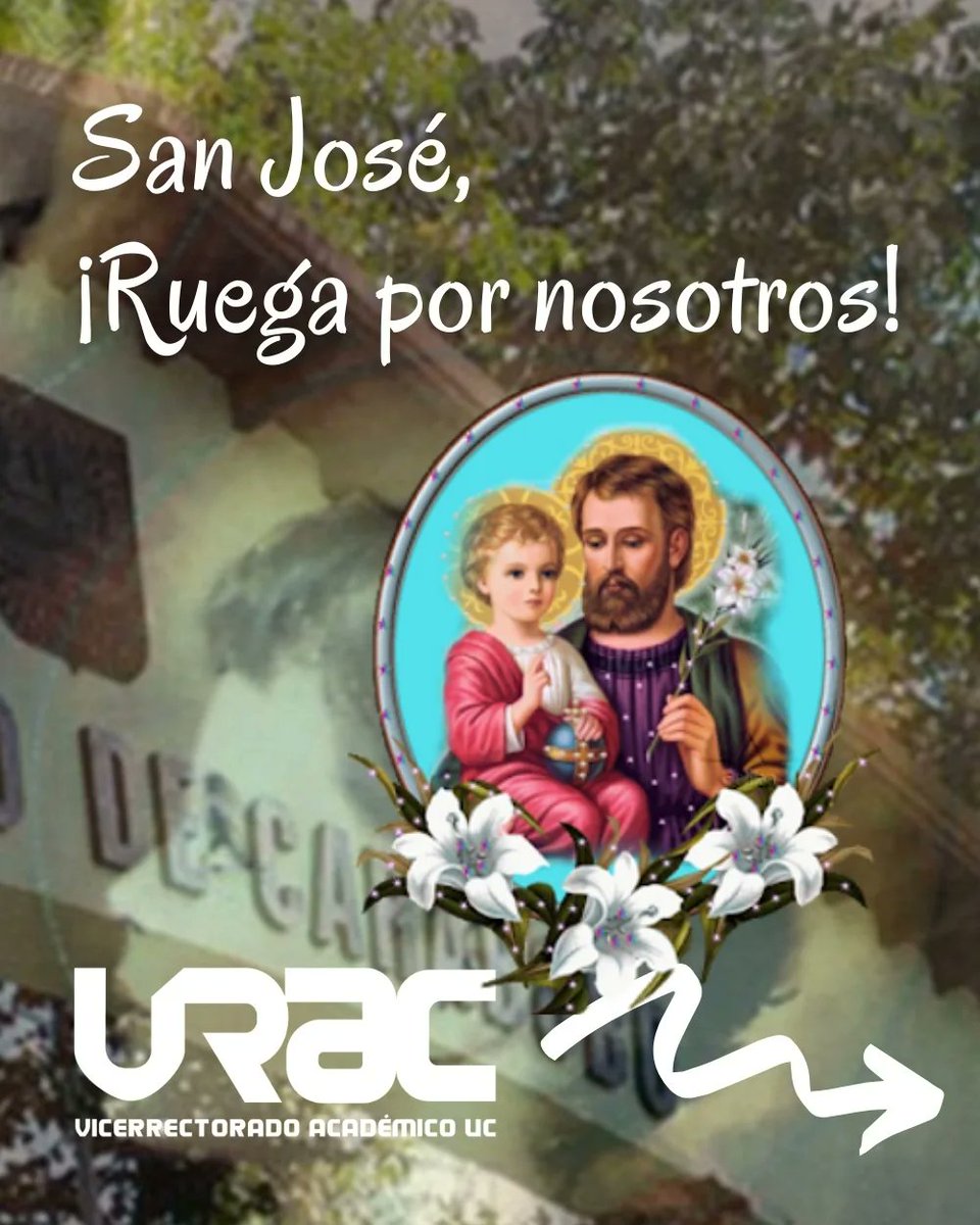 viceacademicouc's tweet photo. En el marco de la celebración del DÍA DE SAN JOSÉ (patrono de los trabajadores), hoy, 19 de marzo, recordamos el DÍA DEL EMPLEADO UNIVERSITARIO, cuya labor es esencial y decisiva en el ámbito académico.

#SanJose #SanJose2022 #EmpleadoUniversitario https://t.co/NERvRHenw9
