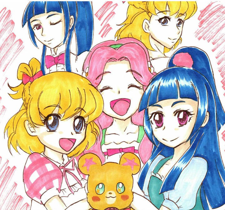 #まほプリ
本日は49話の日だそうで過去絵。
今日はキラリ☆100カラットの奇跡を聴きまくって過ごします。 