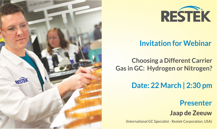 Toshvin's tweet photo. Invitation for Webinar on Choosing a Different Carrier Gas in GC: Hydrogen or Nitrogen?
Register Now - https://t.co/NLK5fTknxv
#Restek #Toshvin #Webinar https://t.co/dArjAifwZP