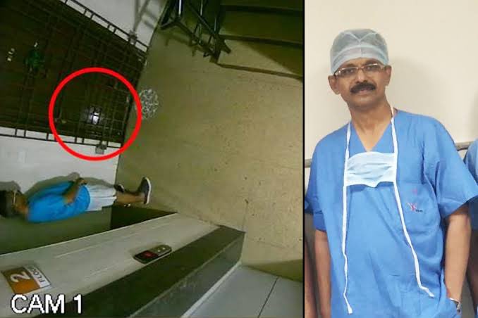 Ahmedshabbir20's tweet photo. Chennai Police arrests former ABVP national president Dr Subbiah Shanmugam in connection with the case of harassing an elderly woman 

Subbiah was caught on CCTV urinating at the door step of the woman https://t.co/luGS9VqpL6