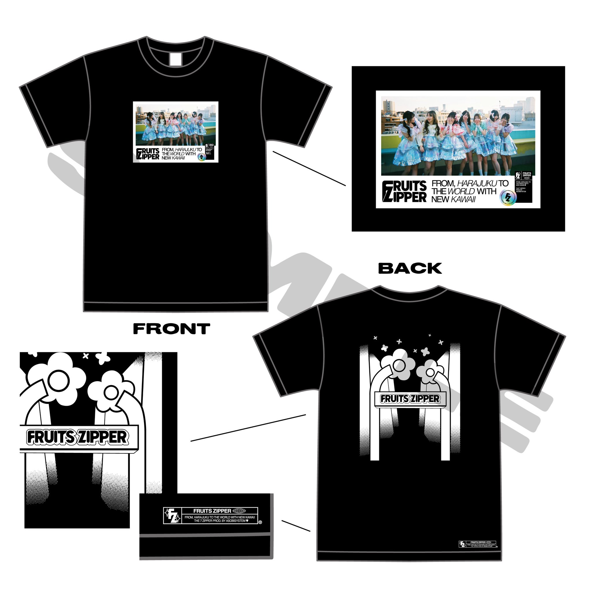 【新品未開封】FRUITS ZIPPER BACK LOGO Tシャツ XL FRUITS ZIPPER BACK LOGO Tee ロゴTシャツ 新品 L - メルカリ