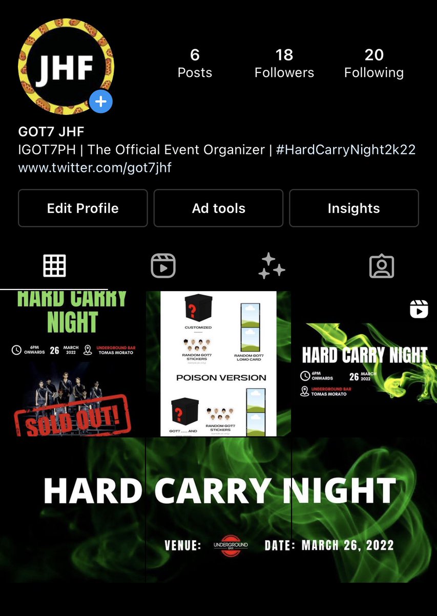 got7jhf's tweet photo. Hey, Party Birds! πͺ©
Exactly ONE MORE WEEK to go 'til our first-ever #HardCarryNight2k22 β€οΈβπ₯
Do follow us on IG too: @/got7jhf for the live streaming & announcements!
Our HCN IG filter: https://t.co/NDxa54t8Cf
#WeLoveYou3000GOT7 #IGOT7PH #JHF https://t.co/deWjpbd0p7