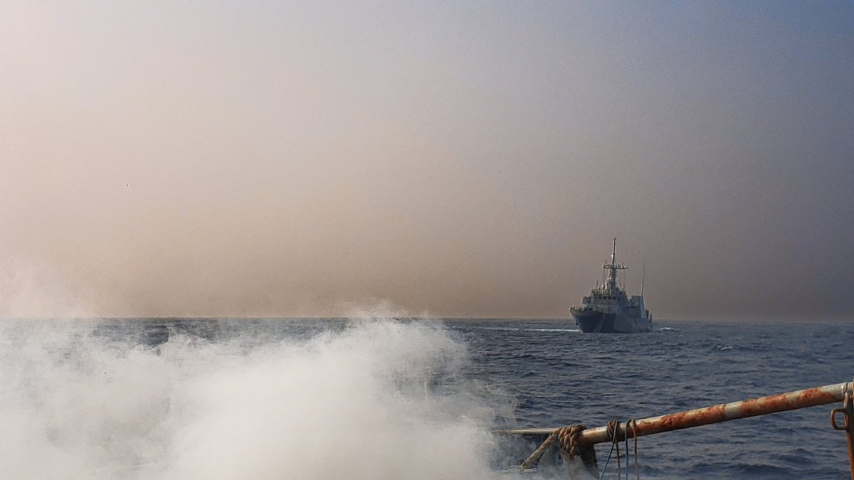 GooseBayCO_11's tweet photo. #HMCSMoncton executed a Search &amp; Rescue Exercise (SAREX) this morning, assisting the "Fishing Vessel Goose Bay" who was adrift due to an engine fire &amp; had several casualties. 

Realistic training like this is how we ensure we're always #ReadyToHelp.

BZ MCT!

#OpPROJECTION22 https://t.co/WytbaeHQ5Q
