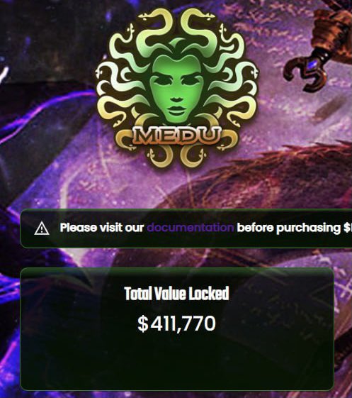 The Medusa project has only been launched for 3 days, but has already received a lot of positive feedback from the participating community. Medusa's TVL after 3 days of official launch has reached $411,770 USD. That is absolutely wonderful.😱😱

Follow us: medusa.zone