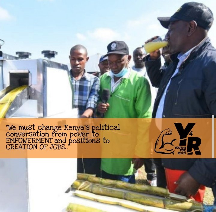 YouthForRuto22's tweet photo. We must change Kenya's political conversation from power to empowerment and positions to creation of jobs.

#YouthforRuto
#YR22 https://t.co/RAUoUc6yyc