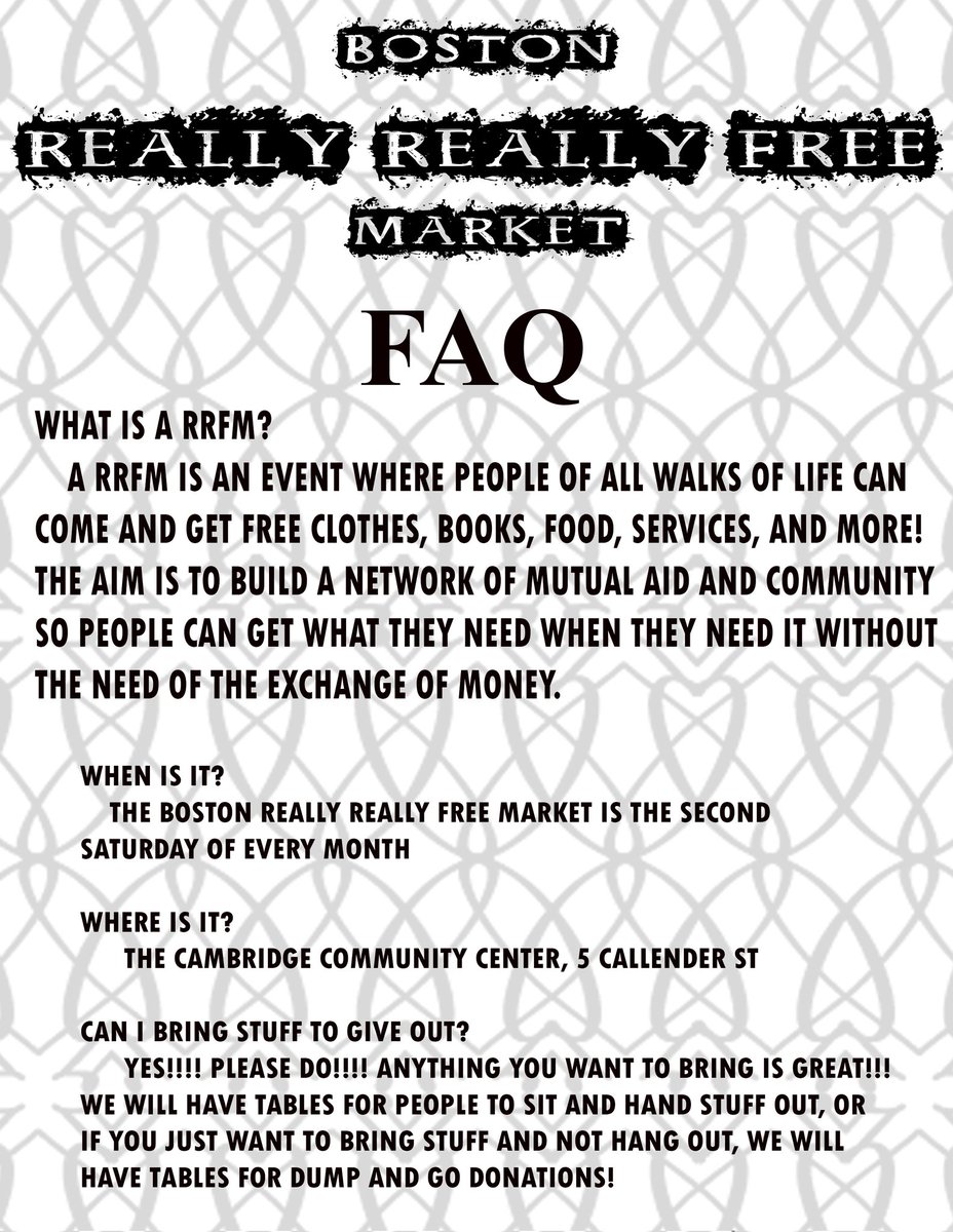 Feral_Spore's tweet photo. The RRFM will be happening thesecond saturday of every month!! March's was pushed back a week so its happening today! (March 19th) https://t.co/rSblQtDTYK