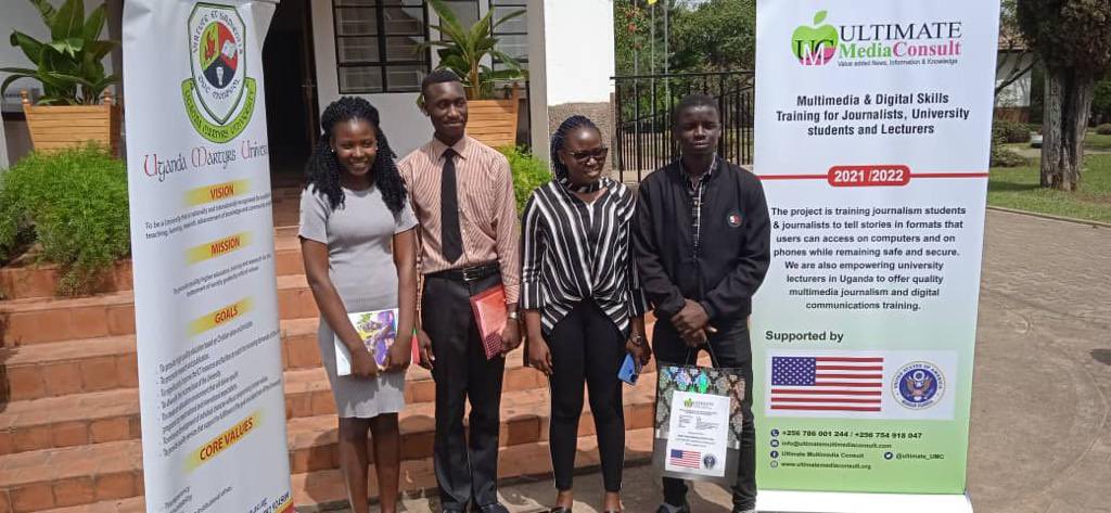 Inspired spending the day w/Uganda Martyrs University Nkozi students who gained new  multimedia journalism &amp; digital skills thru 🇺🇸-funded Ultimate Media Consult @ultimate_UMC training. Congrats to all 25  #MyMultimediaStoryTelling writers for their hard work &amp; published stories!