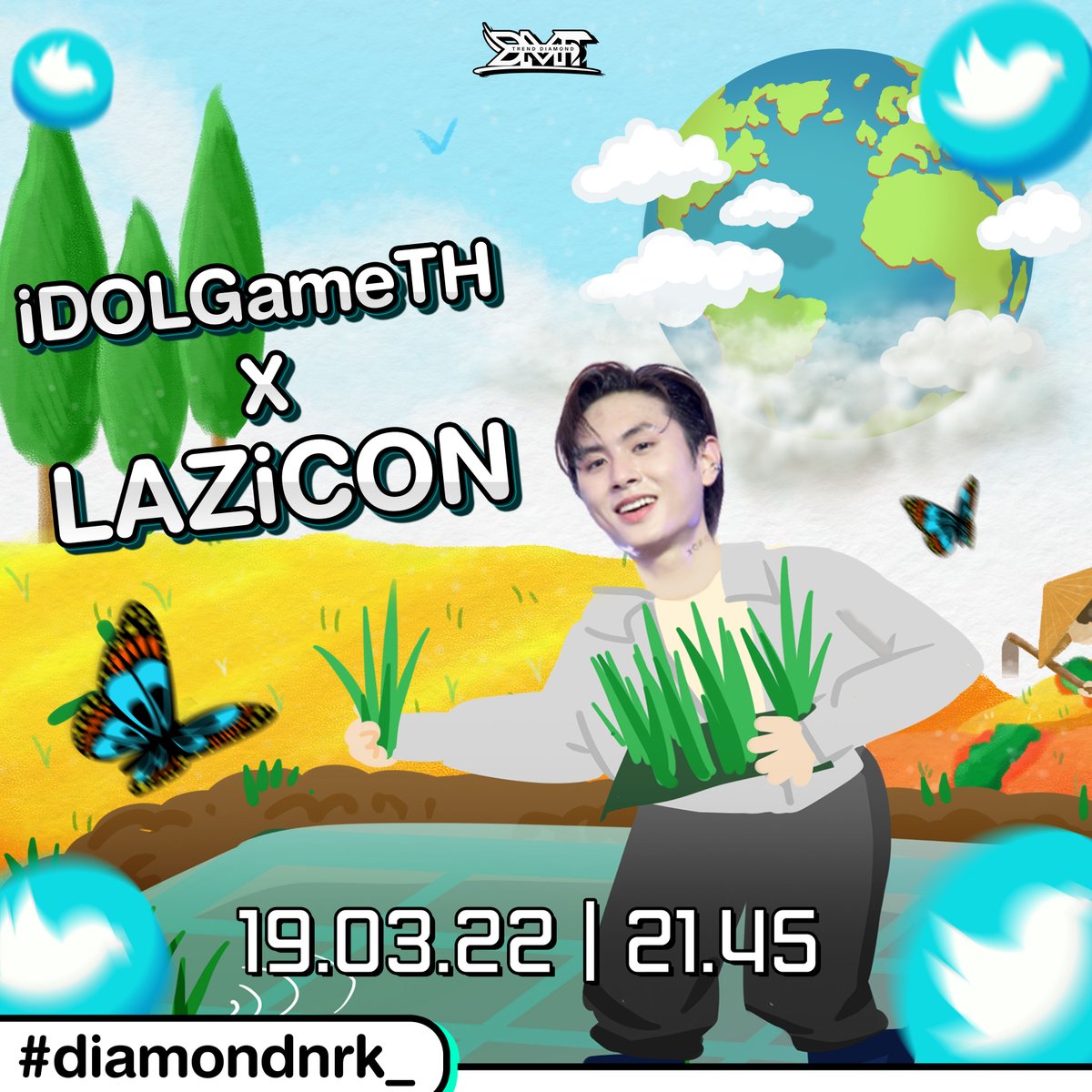 DiamondTrending's tweet photo. ประกาศเปลี่ยนเเท็กงับ!!💗
📍one31 และแอพลิเคชั่น one31
🗓19.03.22 | 21.45น.
Hashtagหลัก
#️⃣iDOLGameTHEP1
เมื่อขึ้นเทรนเเล้วจึงพ่วงแท็ก
#️⃣TheStarIdolxLAZiCONxDayOne
⏰21.00น. (เทรนด์เเท็ก)
#TrendForDiamond #diamondnrk_ #LAZiCON https://t.co/hwSOXAo7d2