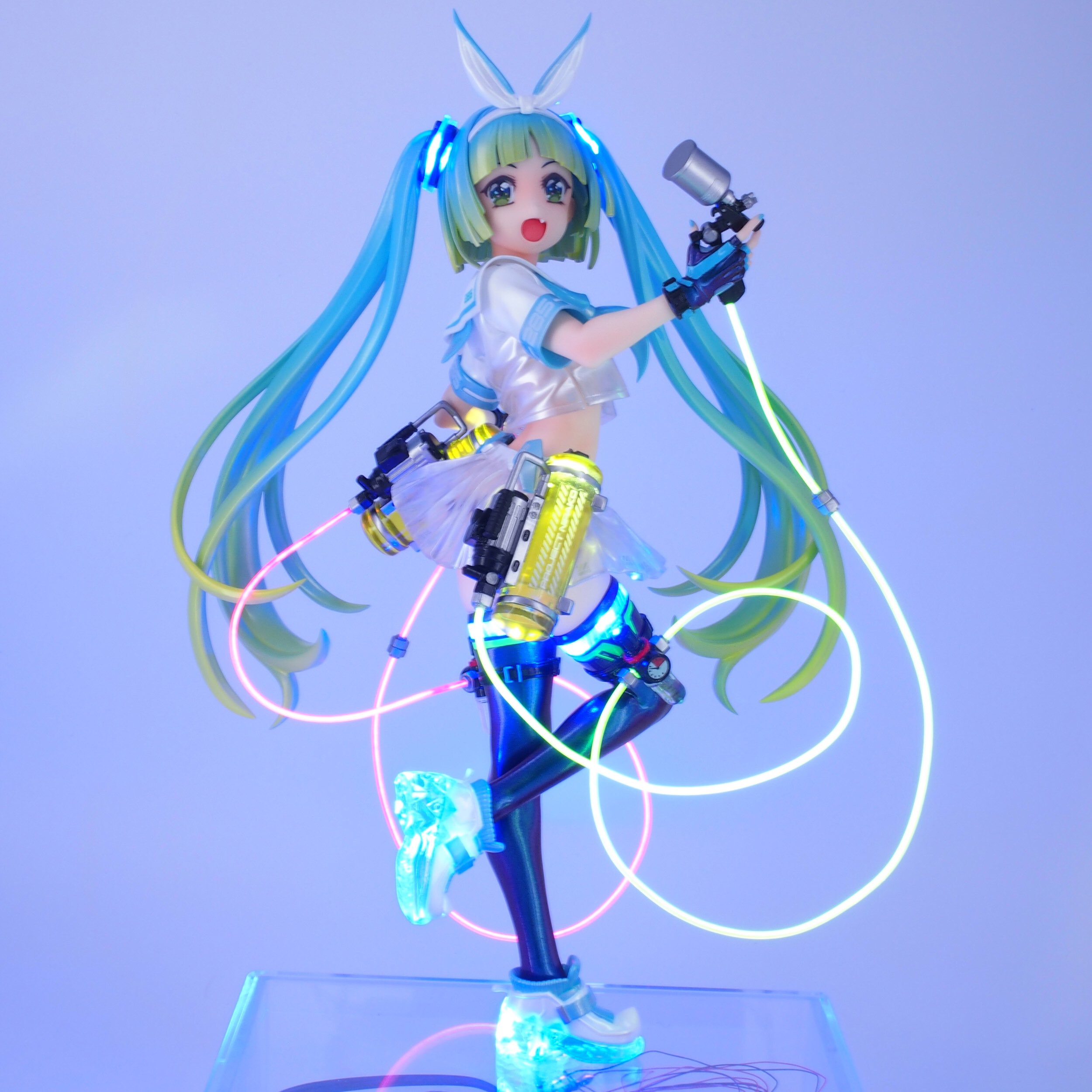 ガレージキット】ニパ子 v2（グリズリーパンダ）塗装済み完成品