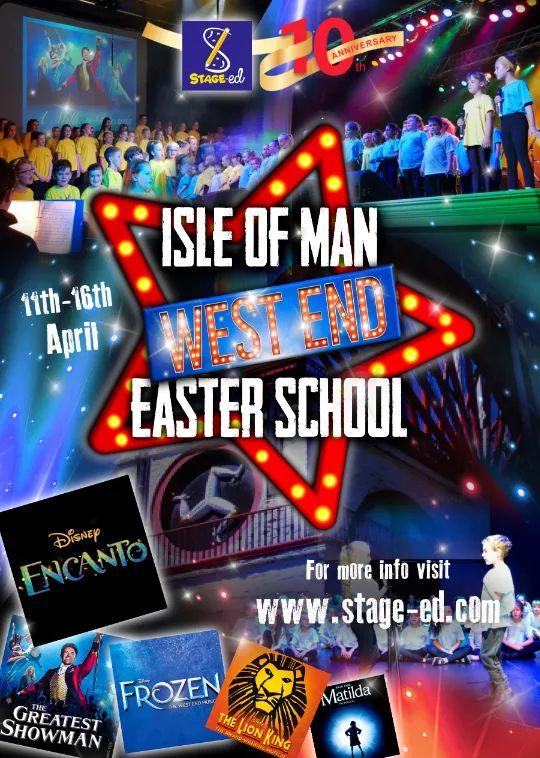 Stage-ed (@stage_ed) on Twitter photo π Join us in the Isle of Man this Easter for our Spectacular West End Holiday School.
π Sing, Dance, Act..meet new friends and have fun!
π Featuring the likes of Encanto, Matilda, Hamilton, Six, The Play That Goes Wrong and more
π Contact admin@stage-ed.com for more info. π Join us in the Isle of Man this Easter for our Spectacular West End Holiday School.
π Sing, Dance, Act..meet new friends and have fun!
π Featuring the likes of Encanto, Matilda, Hamilton, Six, The Play That Goes Wrong and more
π Contact admin@stage-ed.com for more info.