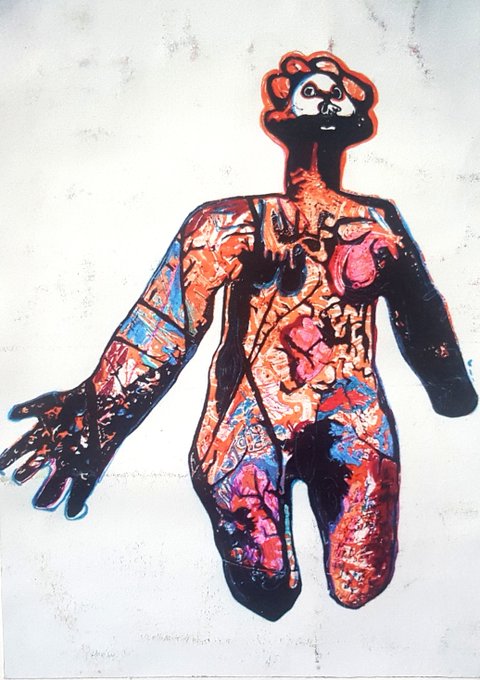 9. Małgorzata Józefowicz, that's my printmaking teacher from high school......... I love her prints and paintigs so much
also all I have are reproductions in my sketchbook and her artbook, so sorry for the quality 💔 