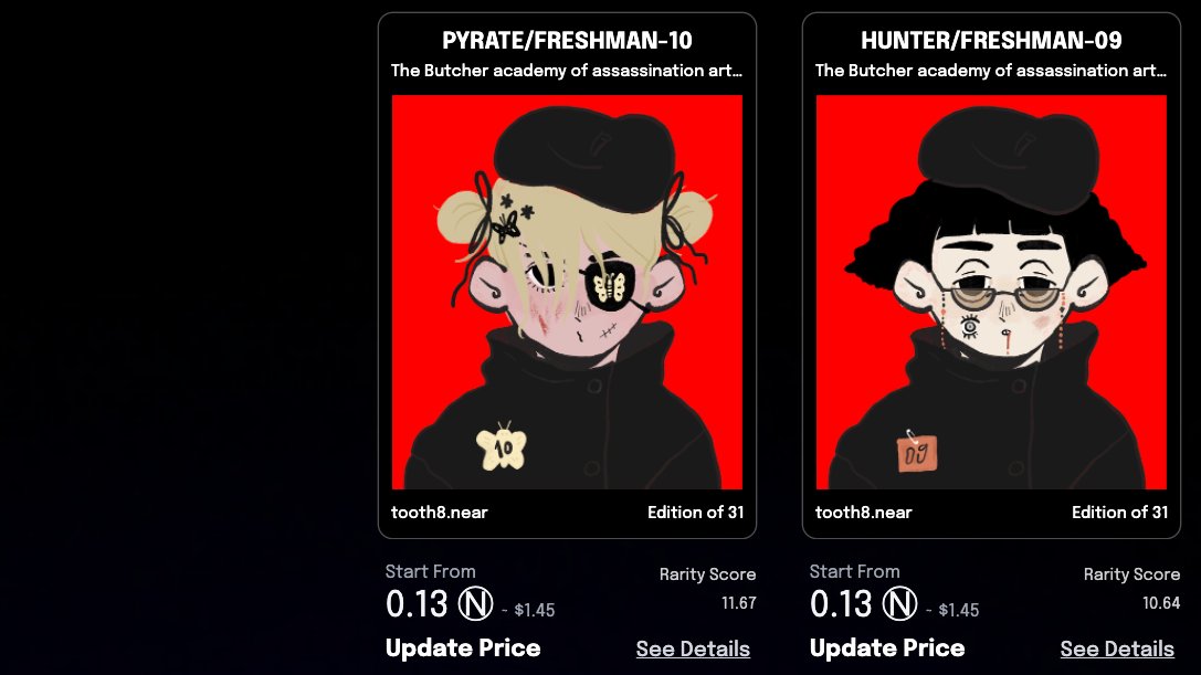 Hunter and Pyrate in da house! #PARASnft @ParasHQ 
Grab em fast bro, paras.id/tooth8.near/co…

#NFTTHAILAND #NFTCommunity