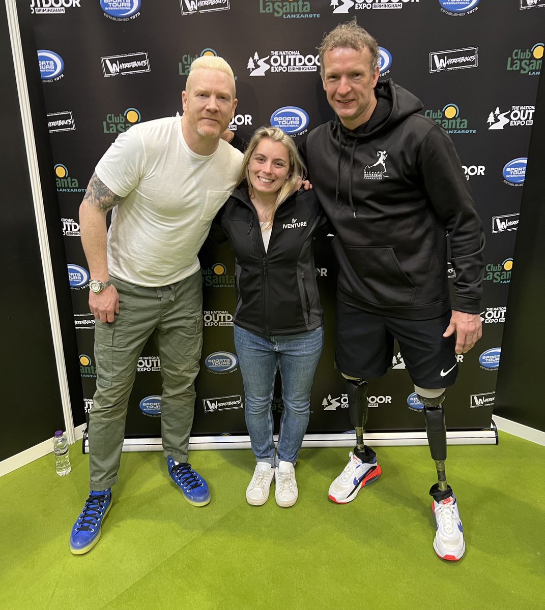 Iventure_uk's tweet photo. Today we are at ⁦@natoutdoorexpo⁩ with ⁦@Iwanrunner⁩ and @rmarathonchamp talking about there time on ⁦@Channel4⁩ Hunted💪 for ⁦@SU2C⁩ what absolute legends 👍#hunted #outdoorexpo #olympian #iventure https://t.co/FiOrqKnwNh