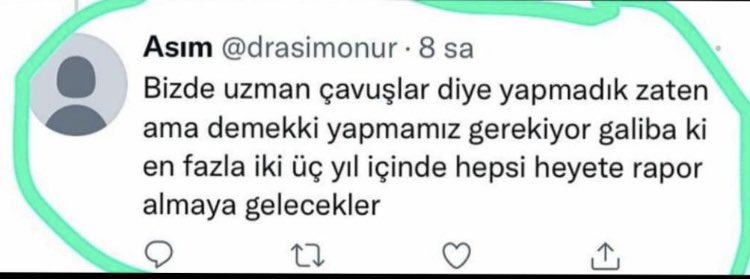 Kahraman camiamız mensuplarından birisine  bir hukuka kanuna aykırı işlem yap ben sana nasıl rapor veriyorum görürsün <a href="/drasimonur/">Asım</a> 
#VatanBizeEmanetCanımızKime