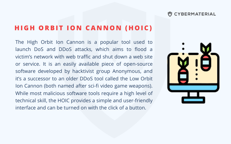 Cybermaterial_'s tweet photo. π© High Orbit Ion Cannon (HOIC) - https://t.co/0WdK6iiRSd - #cybersecurity #infosec #cybermaterial #Botnet #CollegeStudentsDefinitions #CyberProfessionalsDefinitions #DDos #Definitions #ExecutivesDefinitions #HighOrbitIonCannonHOIC #MaliciousSoftware #Virus https://t.co/k6ksylr5Ll