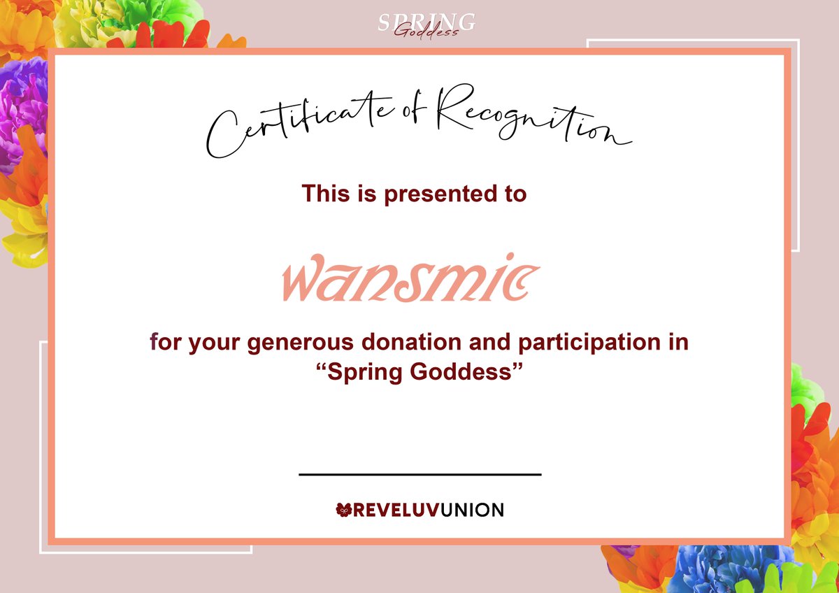 wansmic's tweet photo. Manifesting fmr's success ❤️
Thank you @reveluvunion 

#RVU_SpringGoddess https://t.co/bPragJCdIu