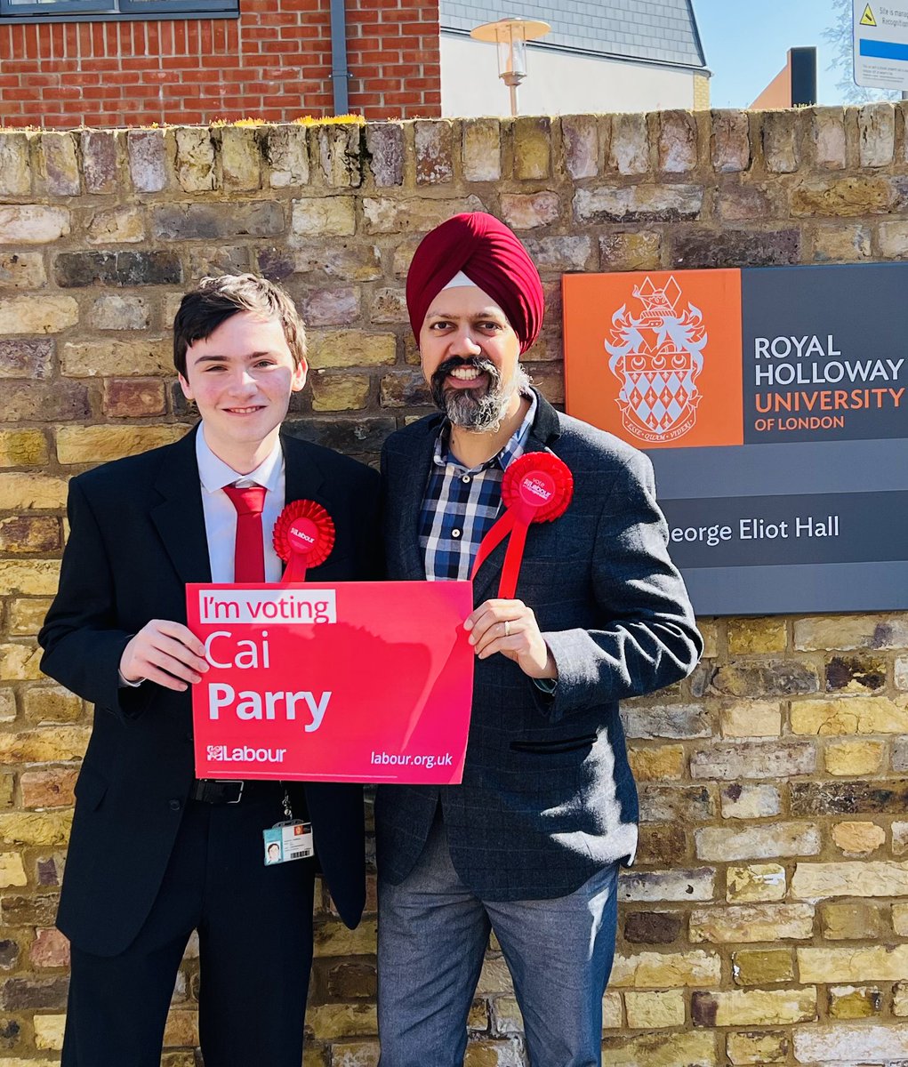 Tanmanjeet Singh Dhesi MP (@tandhesi) on Twitter photo Great to be in Englefield Green this morning to help launch the campaign of our young hardworking candidate <a href="/CaiParryUK/">Cllr Cai Parry</a>.
If you live locally, please support him to become a Runnymede Borough Councillor and #VoteLabour.🌹 Great to be in Englefield Green this morning to help launch the campaign of our young hardworking candidate <a href="/CaiParryUK/">Cllr Cai Parry</a>.
If you live locally, please support him to become a Runnymede Borough Councillor and #VoteLabour.🌹