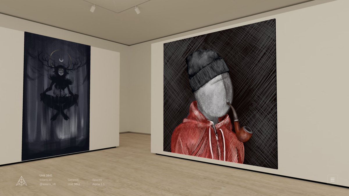NFTmods's tweet photo. Setting up my virtual gallery for #Solana Miami in April:

@solaris_nft X @SOLgods_ X @villageofsol  👀👀👀 https://t.co/4QqON9aTwA