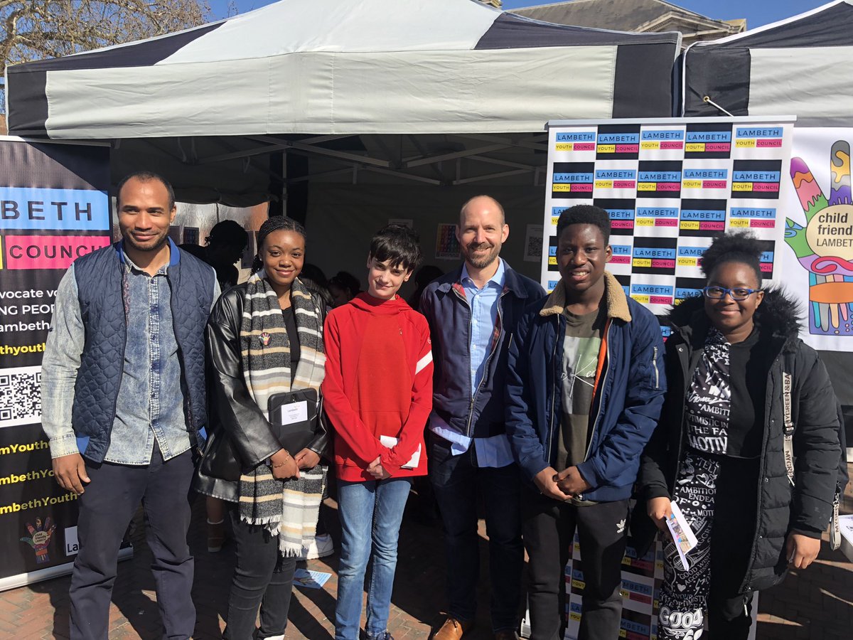 WayneSuperC's tweet photo. @LamYouthCouncil with @BayoDosunmu and @EdDavie at Child Friendly Lambeth event on windrush square. https://t.co/Fbnv1wFcjA