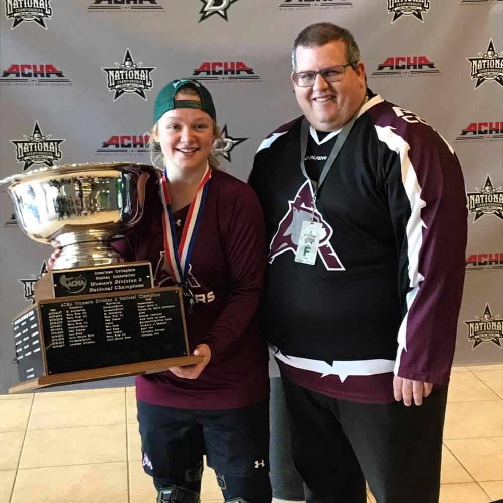 markfrison's tweet photo. The following year their entire season was wiped out.  This year they’ve battled back for the chance to defend their title this afternoon and keep the cup here in Canada. (@marleyquesnel Goaltender from the previous championship team). https://t.co/NUsNgFVVY9
