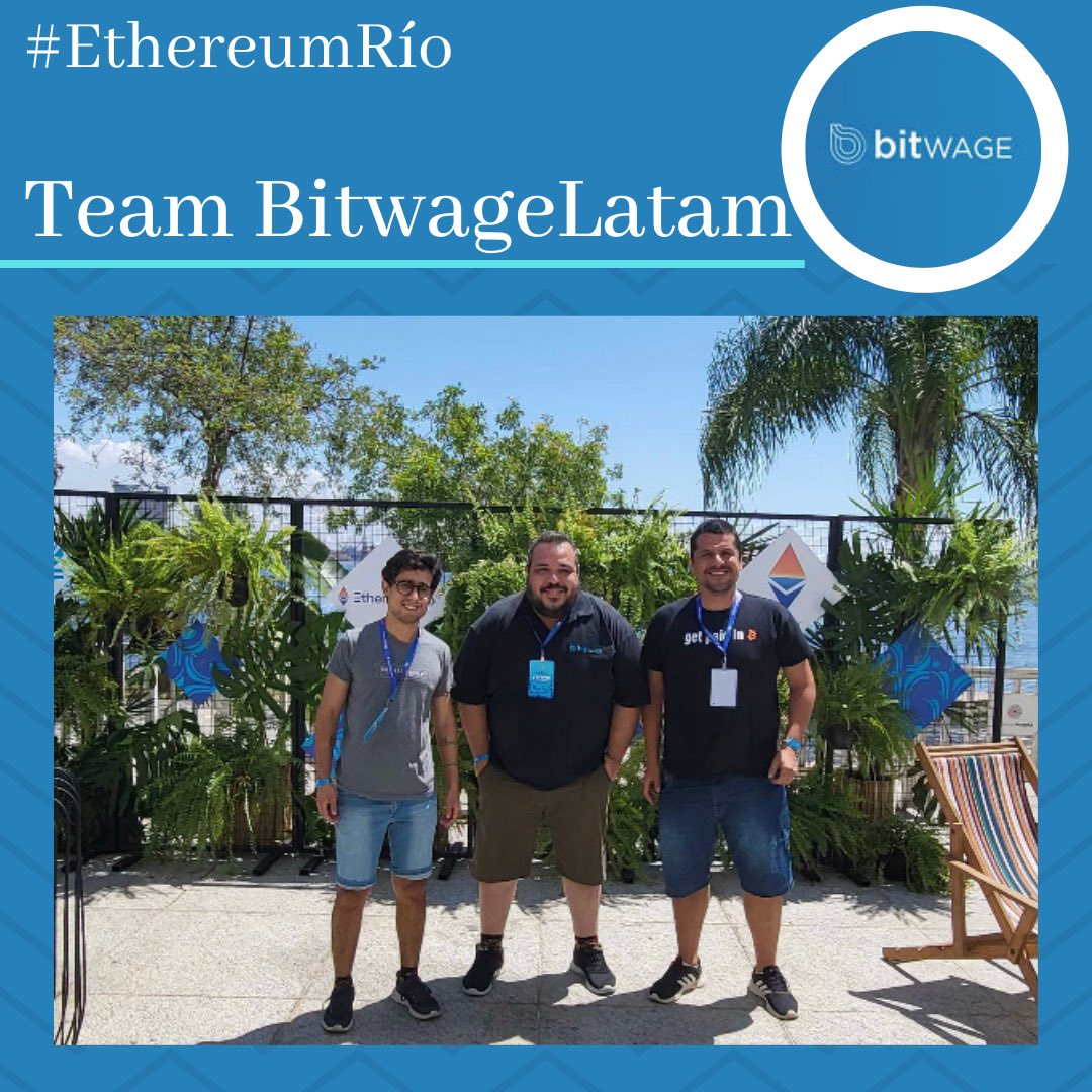 BitwageLatam's tweet image. Nuestro equipo #bitwagelatam estuvo presente en @EthereumRio 

Acompañamos a todos los trabajadores y empleados en la industria cripto. 
 
🔹Seguimos trabajando por brindar soporte y apoyo a la comunidad

@Raulogico @UlisesBitwage @bianodias