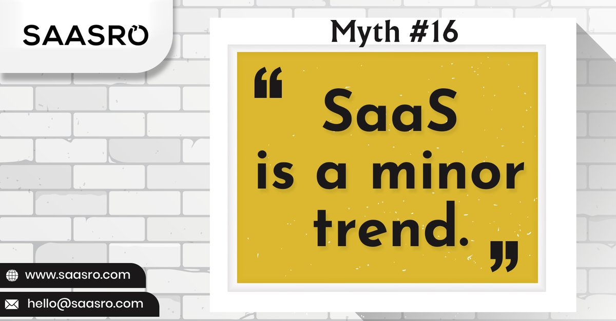 saasro_tech's tweet image. Our SaaS clients say they are happy with the model and expect to renew or increase their use of SaaS solutions in the future. Visit us at saasro.com
 or reach us today at hello@saasro.com  for customizable #saas_solutions!
#artificial_intelligence #saas_apps