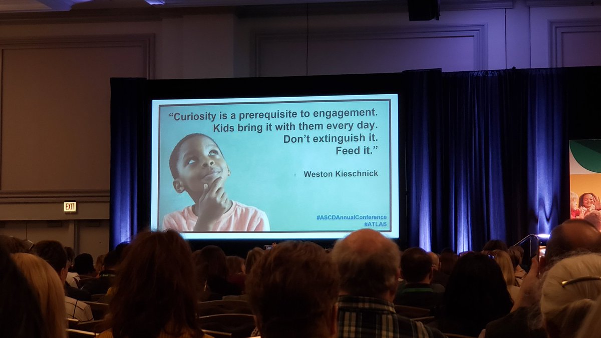 swilliams206's tweet photo. Opening keynote @Wes_Kieschnick, "Engagement is often unfortunately synonymous with fun." #ASCD2022 #ASCDAnnualConference https://t.co/sdDciIBQm9
