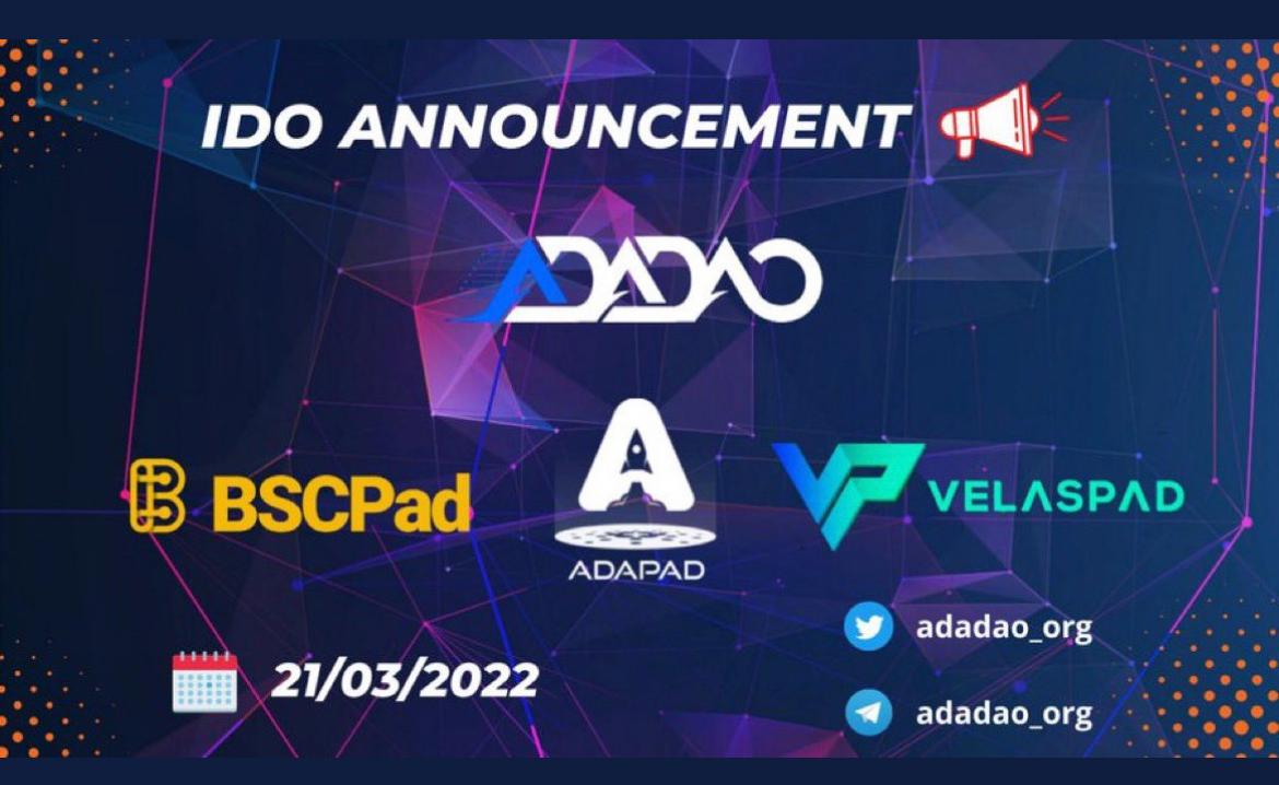 RubelWave's tweet photo. 📢IDO ANNOUNCEMENT📢

$ADAO - The world’s first interest-free, completely trustless stablecoin protocol

@adadao_org will be on -
▪️@BSCPad 
▪️@VelasPad 
▪️@ADAPadofficial 

🗓 SAVE THE DATE:
Listing &amp; IDO date: March 21st https://t.co/bfgEui3jnS