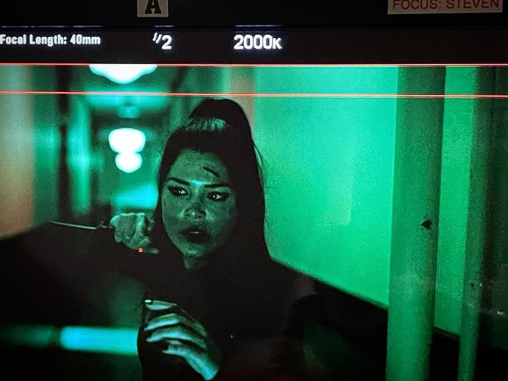 frMAvgeropoulos's tweet photo. Marie Avgeropoulos via Instagram 

Let it be up for debate who the KING OF KILLERS is…. 
You decide . coming soon. 
#kingofkillersmovie https://t.co/3IJvHyDbVi