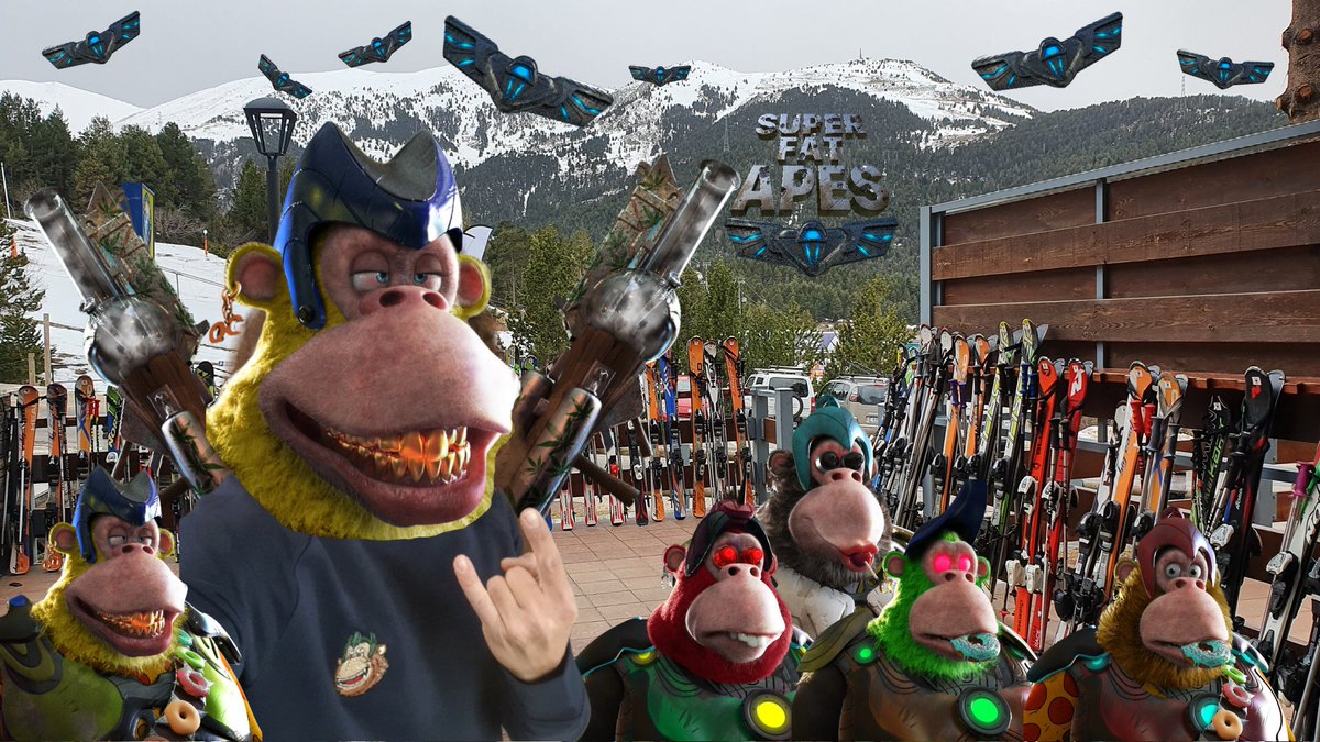 3D_Mutant_Ape's tweet photo. Excited by this gift from the @superfatapes 🍩🍌🍺🔫🍕🍫🍟🍔🧪
The "Official Fat Academy Uniform" thanks for everything, a hug. https://t.co/qO9SDYANcl