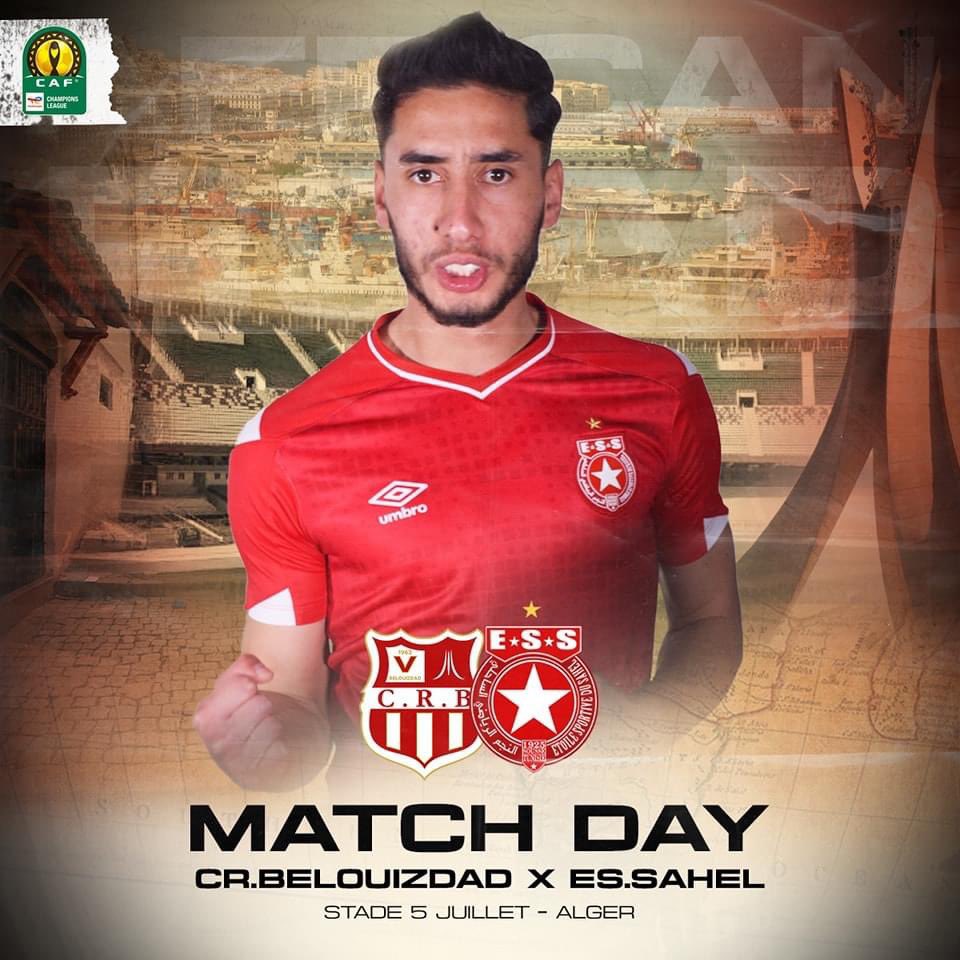 ESduSahel's tweet photo. 🔴Match Day 
CAF CHAMPIONS LEAGUE 🏆 Group C - Day 5
CR Belouizdad 🆚 Etoile Sportive du Sahel 
🗓️Sat. 19.03.2022 
🕔  20:00 HT 
🏟️ Alger-Stade 5 Juillet 1962 (Natural grass)
📺 beIN SPORTS 3
🌡️13°💧 83% 🌬️ 8 km/h ☔80%
#النجم_فوق_الجميع https://t.co/6APb0xp6lw