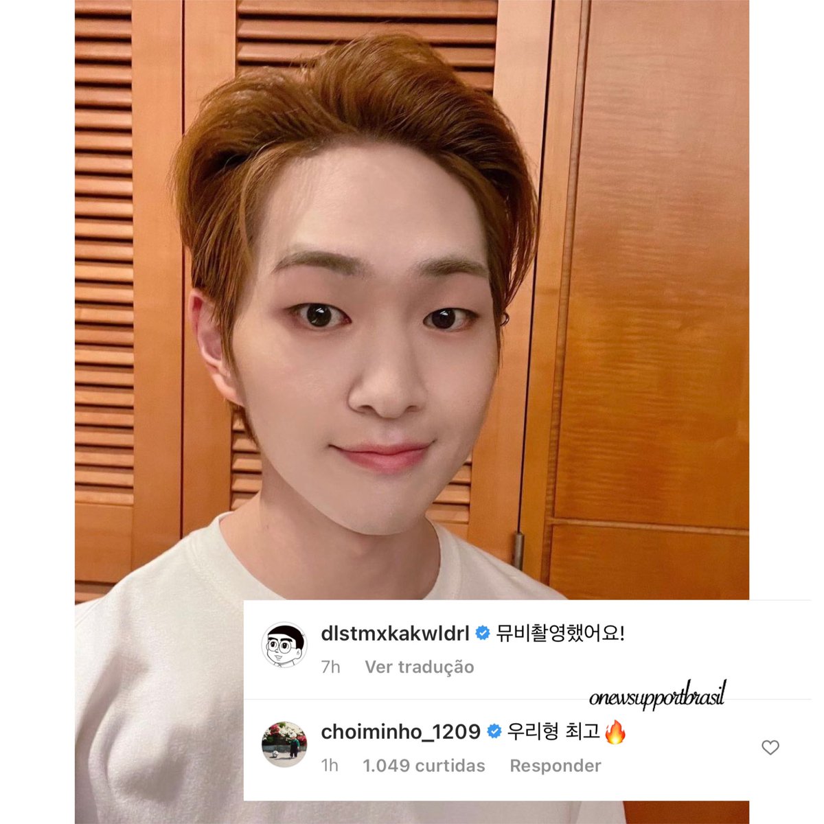 🐰[INSTA] #Minho foi comentar na nova foto do #Onew no insta dele! Claro que ele foi fazer isso né? O amor está sempre no ar entre eles! 😍

“Nosso hyung é o melhor 🔥”

E somos obrigadas a concordar!!! ❤️
