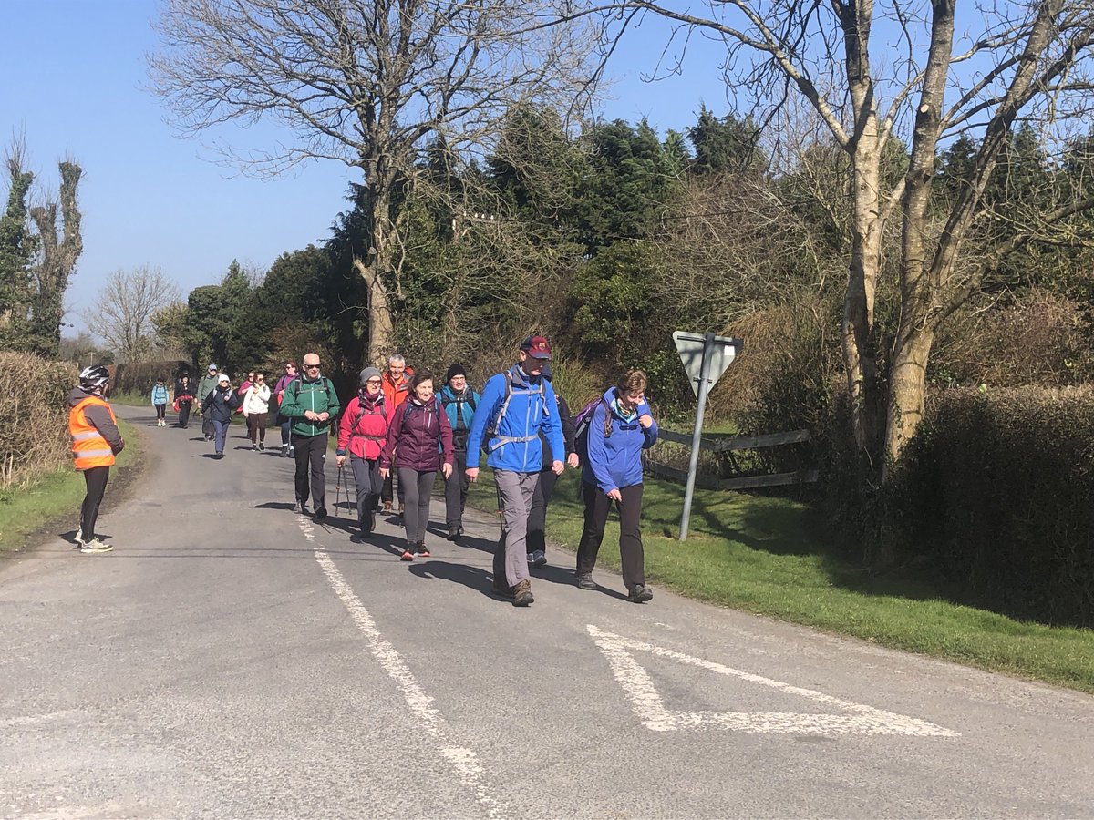 Johngodwyer1's tweet photo. Out this morning with over 200 walkers on the first stage of the    pilgrim walk along #StDeclansWay   from Cashel to Ardmore Co Waterford. Great occasion https://t.co/aFLEJ3DQnc