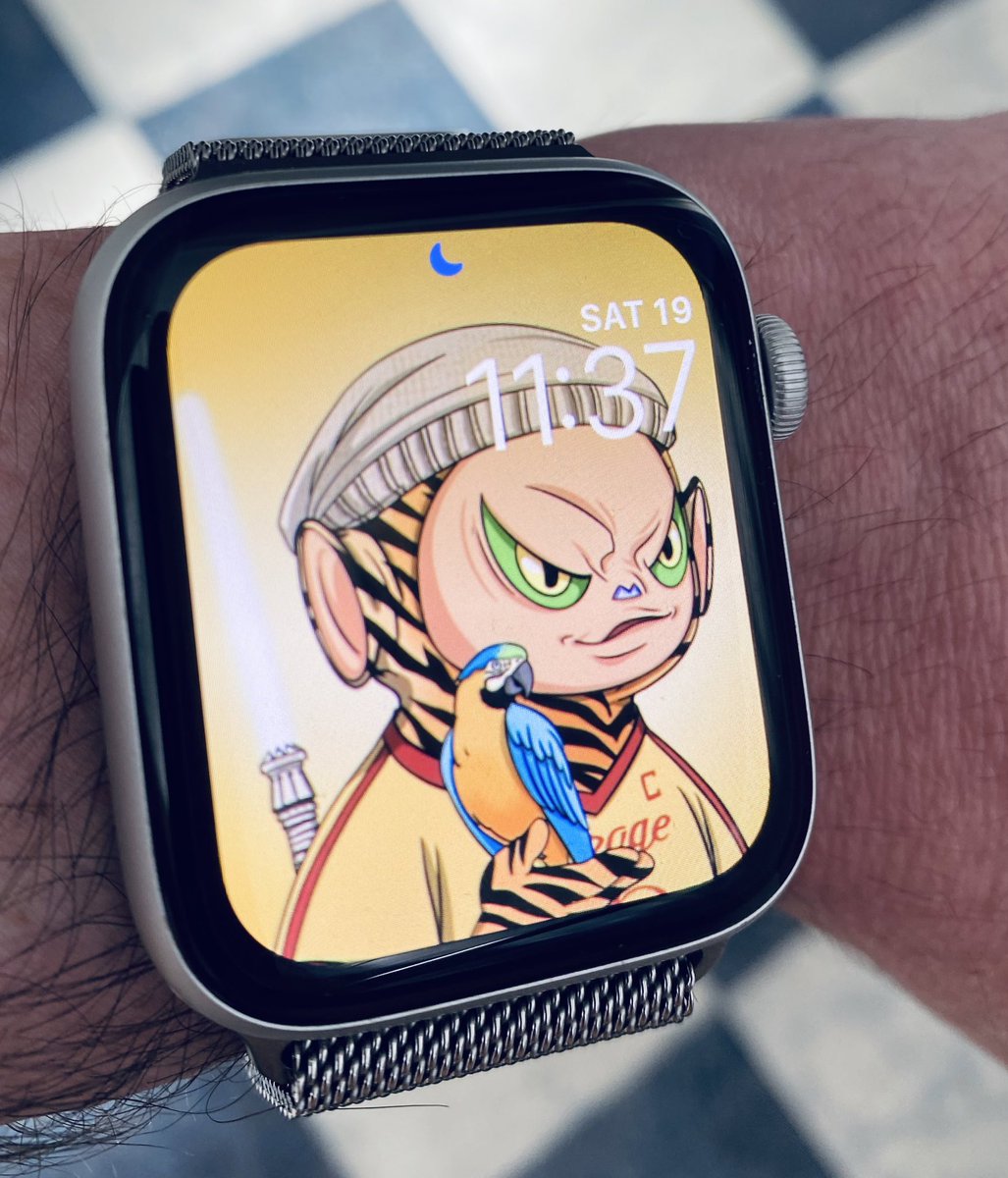 johnnylwilson's tweet photo. All 🥩 in #BadCreatureSoc Parrot/Beanie/Lightsaber/Tiger = normal Saturday in @badcreatureSOC with @Bamboozii_AS #TimeWillTell https://t.co/iJKDev51Rk