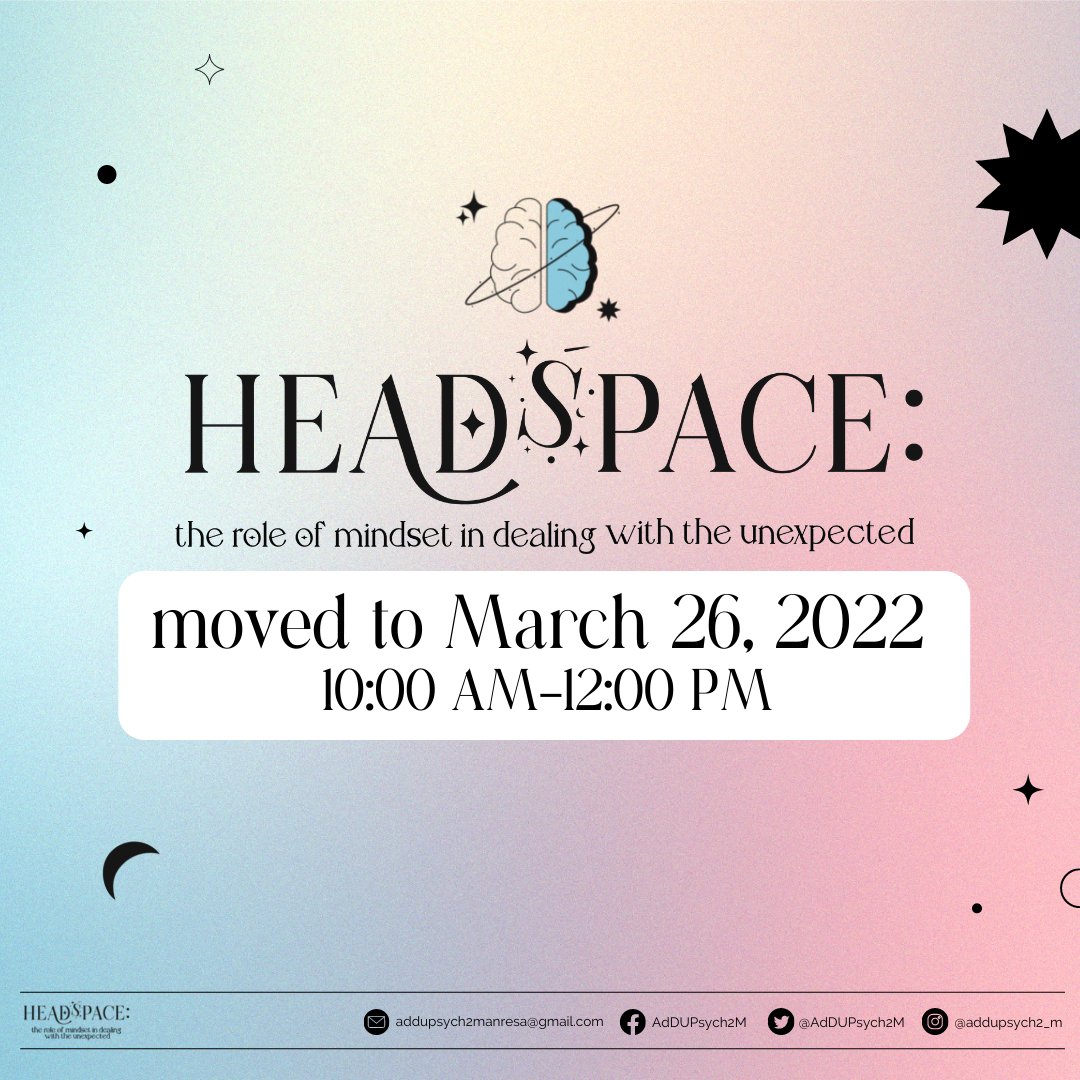 AdDUPsych2M's tweet photo. IMPORTANT NOTICE

Headventurers 👨‍🚀, due to the frequent changing of commanders, our launch date is pushed back to March 26, 2022, from 10:00 AM to 12:00 PM.

Register here:
https://t.co/fTLBRJjjFW

Registration is only until March 23, 2022. See you there, envoys 🚀 ! https://t.co/TmShLhIFwG
