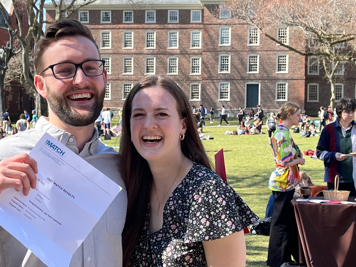 collindickrson's tweet photo. Thrilled to have matched at Beth Israel for anesthesiology residency! The smile says it all 😁😁😁 https://t.co/qB3L8JONjq
