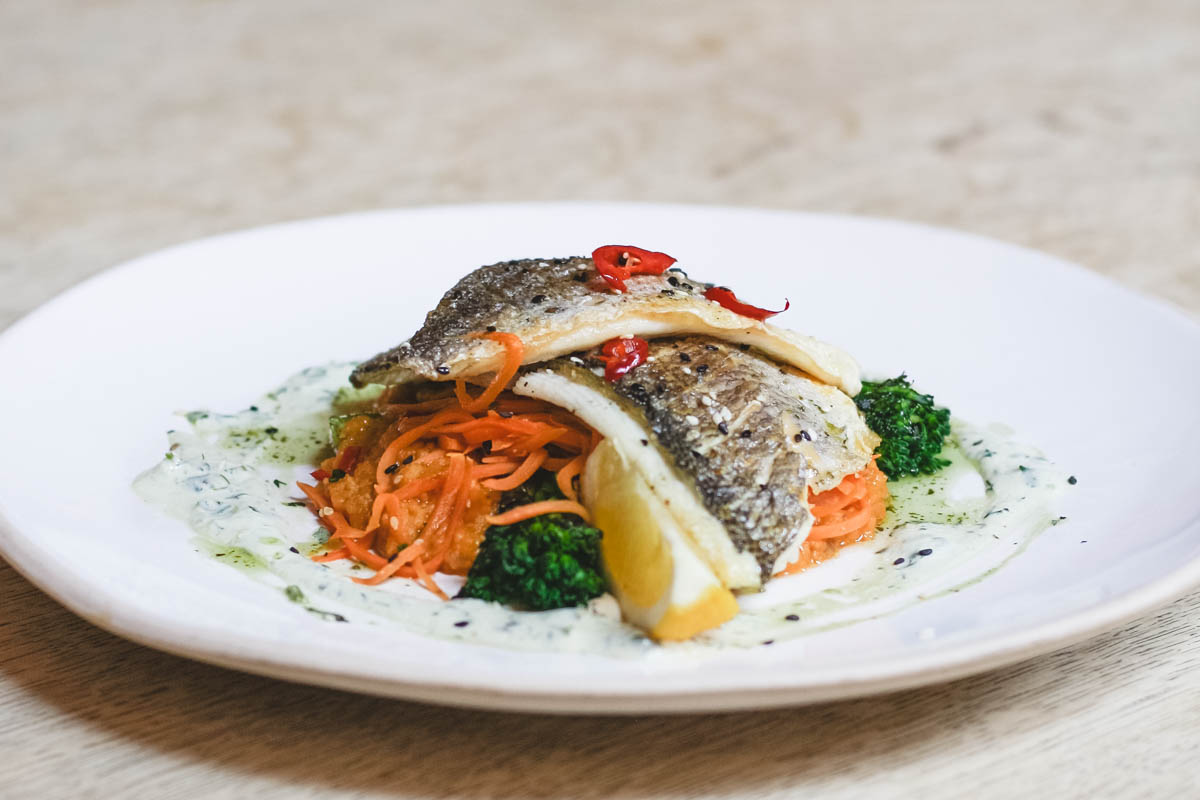 Introducing the Pan-fried seabream 
-Served with a spiced coconut &amp; red lentil dahl, crispy tenderstem broccoli, coriander &amp; yoghurt.

Book table: byfords.org.uk/cafe/dinner
