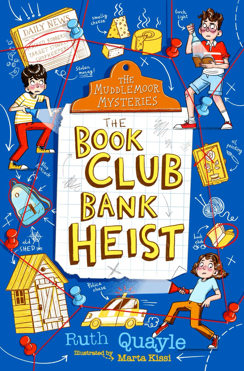 'I really enjoyed reading this book because it was exciting wondering who robbed the bank... I think other 7 year olds would like reading this story' Reader, aged 7 Read more reviews: bit.ly/3opBQkv @AndersenPress @RuthQuayle @MartaKissi #themuddlemoormysteries