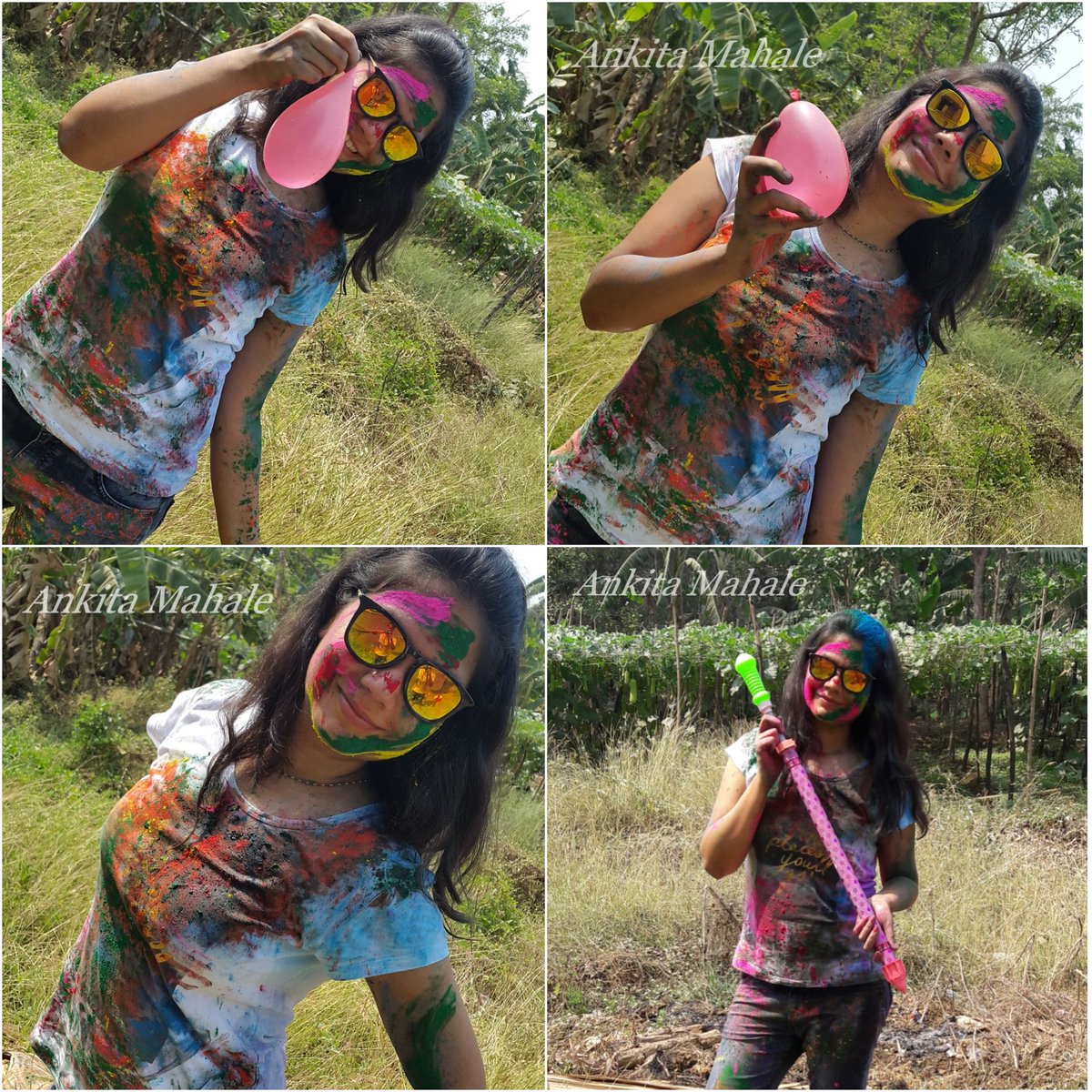 AMahale2809's tweet photo. @kww_electricals @kww_electricals 
#Holi2022
Holi celebration with splash of  colors...💚💜💛💙❤
My Funniest whackiest wierdest Holi moments....
Join here friends:
@jainusha30 
@durgeshmahale2 
@blessedkamal https://t.co/yKmvdYzuGo