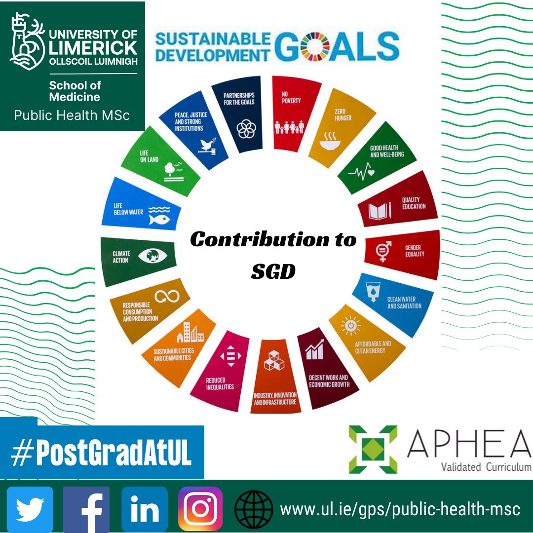 PublicHealthUL's tweet photo. One of the main goals during the practicum is students will demonstrate social accountability and commitment to the UN SDG.
#PublicHealthUL #StudyAtUL #PostgradAtUL https://t.co/8mmXyZHHsx