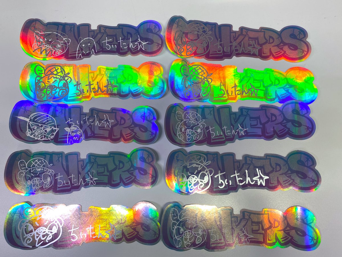 chixers2022's tweet photo. 【オープン記念プレゼントキャンペーン】

CHIXERSオープンを記念してちぃたん☆（@chiitan7407 ）サイン入りステッカーを抽選10名の方にプレゼント🎁

◆応募方法
①アカウントをフォロー
②このツイートをRT

◆期間
2022年3月31日迄

当選連絡はDMにて2022年4月中旬までにご連絡させていただきます https://t.co/bOzwnVvawW